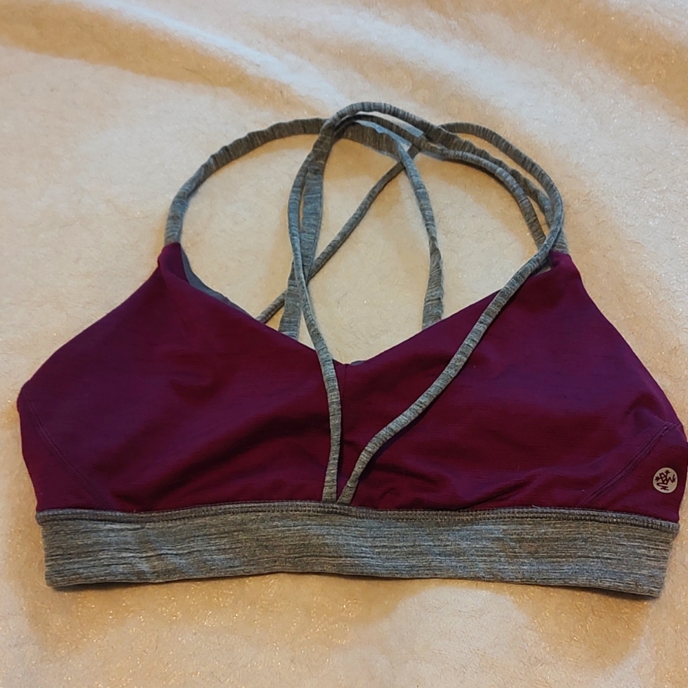 Strappy manduka yoga bra